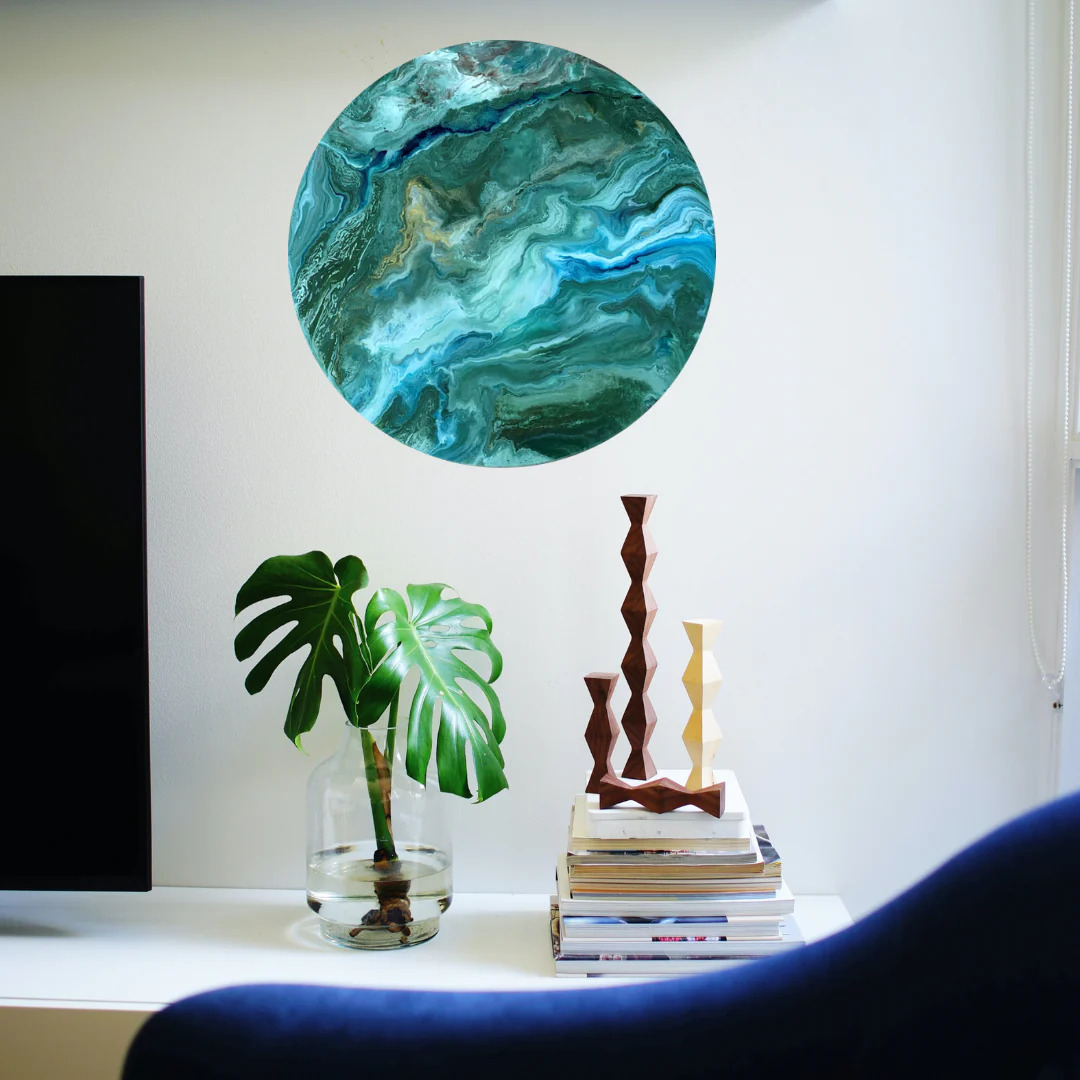 FotoHet effect van kleurrijke kunst in je interieur